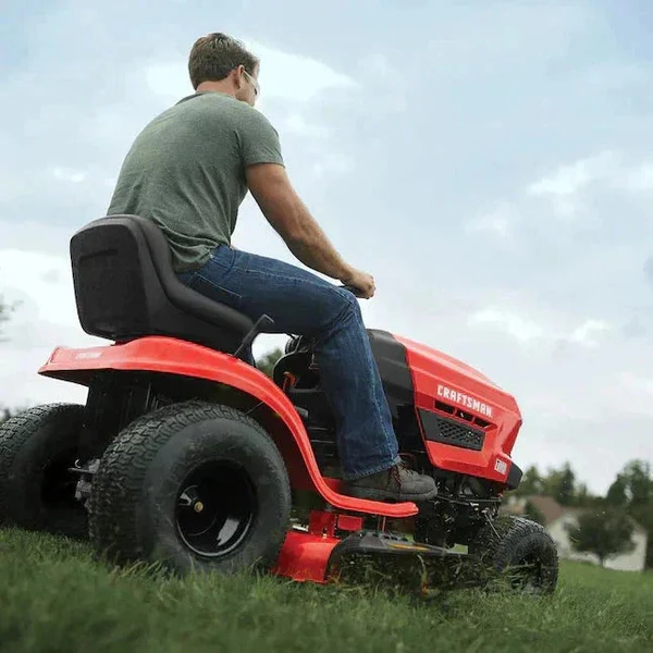 CRAFTSMAN T100 36-Inch 11.5 HP Gas Riding Lawn Mower Briggs & Stratton Engine Manual 7-Speed Transmission